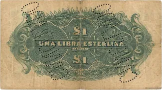 Mozambique 1 Libra, 1919 reverse