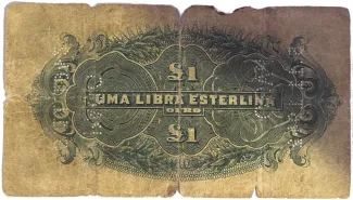 Mozambique 1 Libra, 1919 reverse