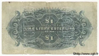 Mozambique 1 Libra, 1919 reverse
