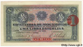 Mozambique 1 Libra, 1930 image