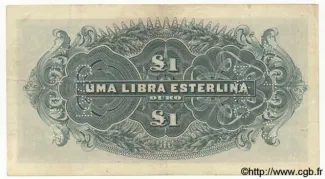 Mozambique 1 Libra, 1930 reverse
