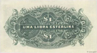 Mozambique 1 Libra, 1934 reverse