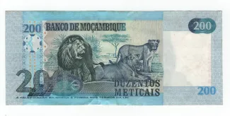 Mozambique 200 Meticais, 2006 reverse