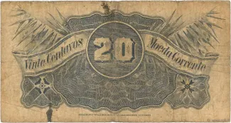 Mozambique 20 Centavos, 1919 reverse