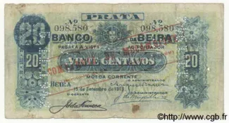 Mozambique 20 Centavos, 1919 obverse