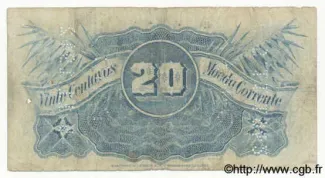 Mozambique 20 Centavos, 1919 reverse