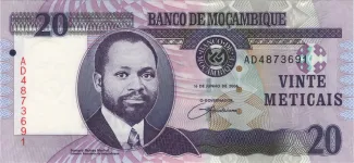 Mozambique 20 Meticais, 2006 image
