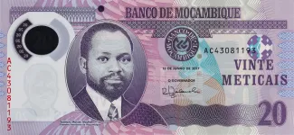 Mozambique 20 Meticais, 2017 image