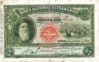 Mozambique 5.000 Réis, 1908 image