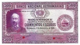 Mozambique 500 Escudos, 1941-1947 obverse