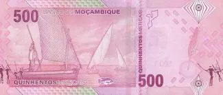 Mozambique 500 Meticais, 2024 reverse