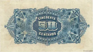 Mozambique 50 Centavos, 1919 reverse