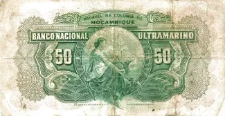 Mozambique 50 Escudos, 1941-1945 reverse