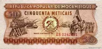 Mozambique 50 Meticais, 1980 image