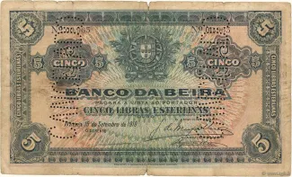 Mozambique 5 Libras, 1919 image