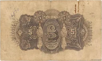 Mozambique 5 Libras, 1919 reverse