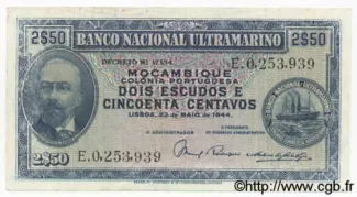Mozambique 0 Undefined, 1944 obverse