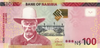 Namibia 100 Dollars, 2012-2023 obverse