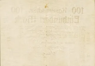 Namibia 100 Mark, 1914 reverse