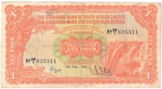 Namibia 1 Pound, 1954 image