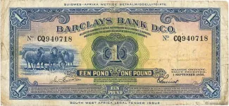 Namibia 1 Pound, 1958 image