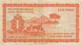 Namibia 1 Pound, 1955-1959 reverse