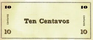 Negros 10 Centavos, 1942 reverse