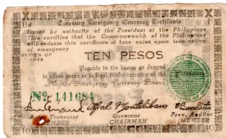 Negros 10 Pesos, 1943 image