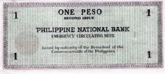 Negros 1 Peso, 1941 reverse