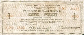 Negros 1 Peso, 1942 image