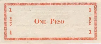 Negros 1 Peso, 1942 reverse