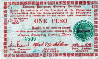 Negros 1 Peso, 1944 image