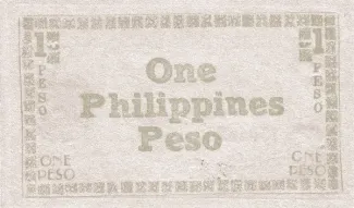 Negros 1 Peso, 1944 reverse