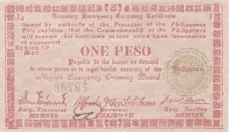 Negros 1 Peso, 1945 image