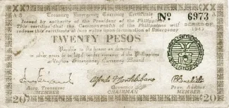 Negros 20 Pesos, 1943 image