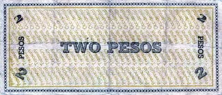 Negros 2 Pesos, 1942 reverse