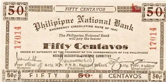 Negros 50 Centavos, 1941 image