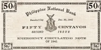 Negros 50 Centavos, 1941 reverse
