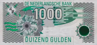 Netherlands 1.000 Gulden, 1994 obverse