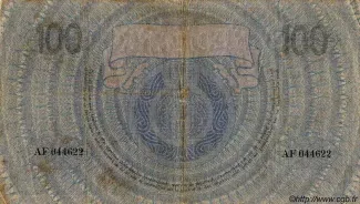 Netherlands 100 Gulden, 1921-1929 reverse