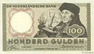 Netherlands 100 Gulden, 1953 obverse