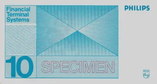 Netherlands 10 Specimen,  reverse