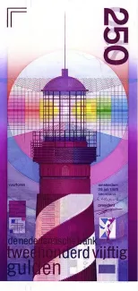 Netherlands 250 Gulden, 1985 obverse