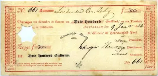 Netherlands 300 Gulden, 1814-1854 obverse