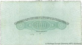 Netherlands 300 Gulden, 1859-1917 reverse