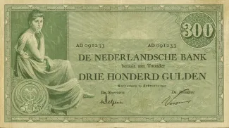 Netherlands 300 Gulden, 1921-1927 obverse