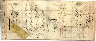 Netherlands 500 Gulden, 1814-1836 reverse