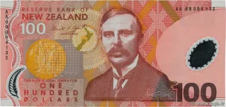 New Zealand 100 Dollars, 2008 image