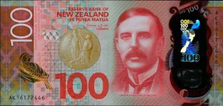 New Zealand 100 Dollars, 2018 image