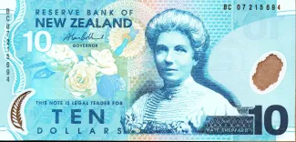 New Zealand 10 Dollars, 2013 image